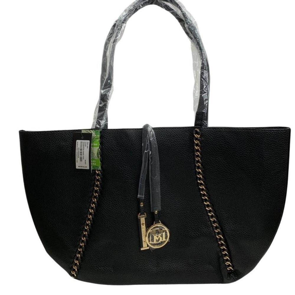 NWT Badgley Mischka Decorative Chain Tote